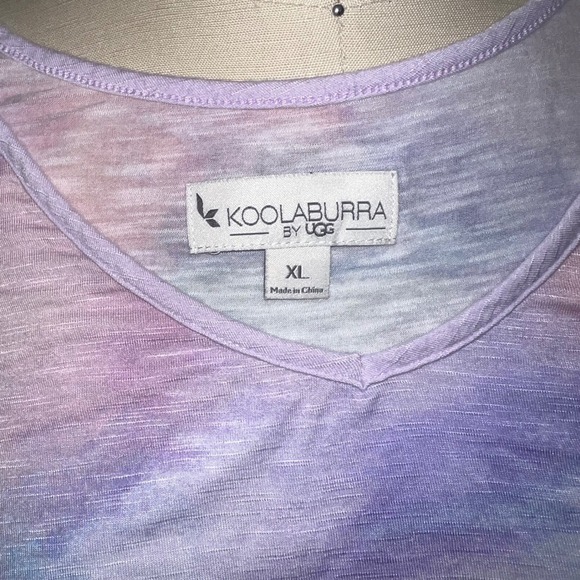 Koolaburra by UGG Womens Tie Dye Tank Top XL Pink Purple Blue Sleeveless - Picture 6 of 7